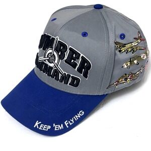 Bomber Command‎ Commemorative Air Force Hat Cap Planes USA Nice Embroidery